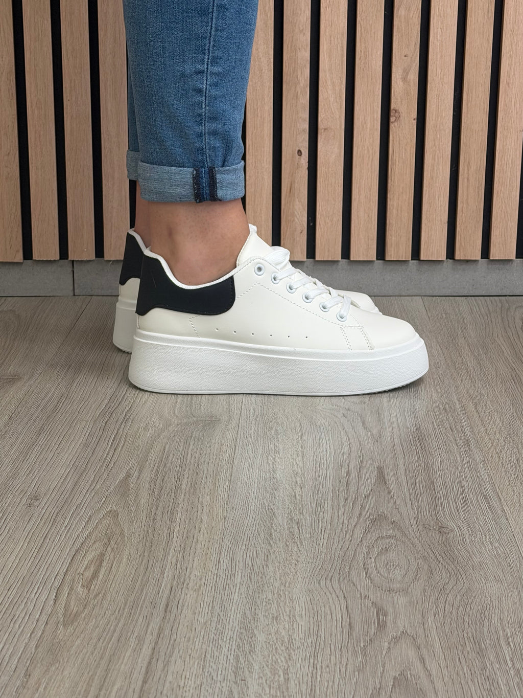 Pookie - witte plateau sneakers