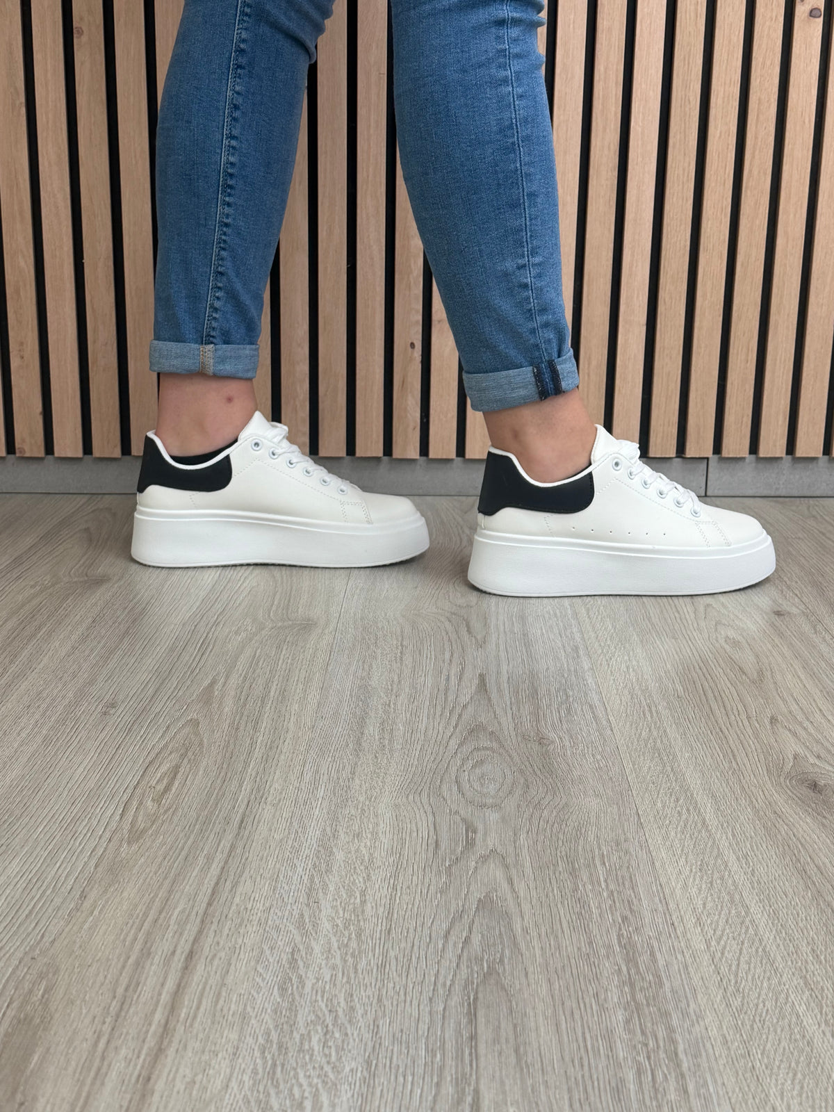 Pookie - witte plateau sneakers