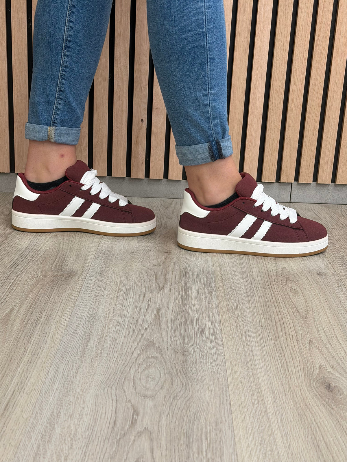 Winnie - Bordeaux sneakers