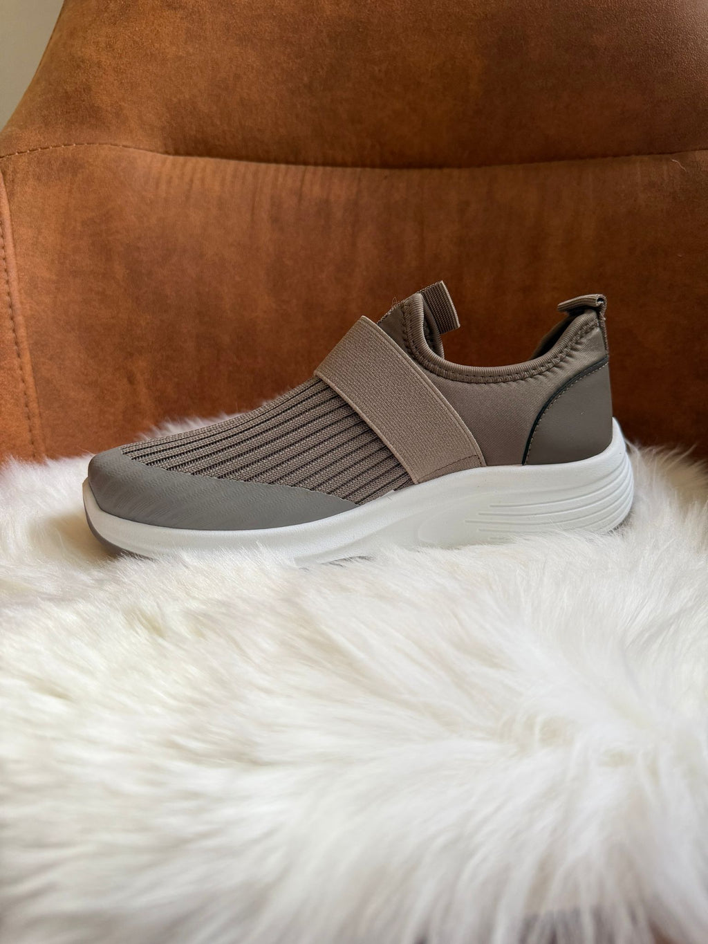 Step in sneaker grijs/kaki