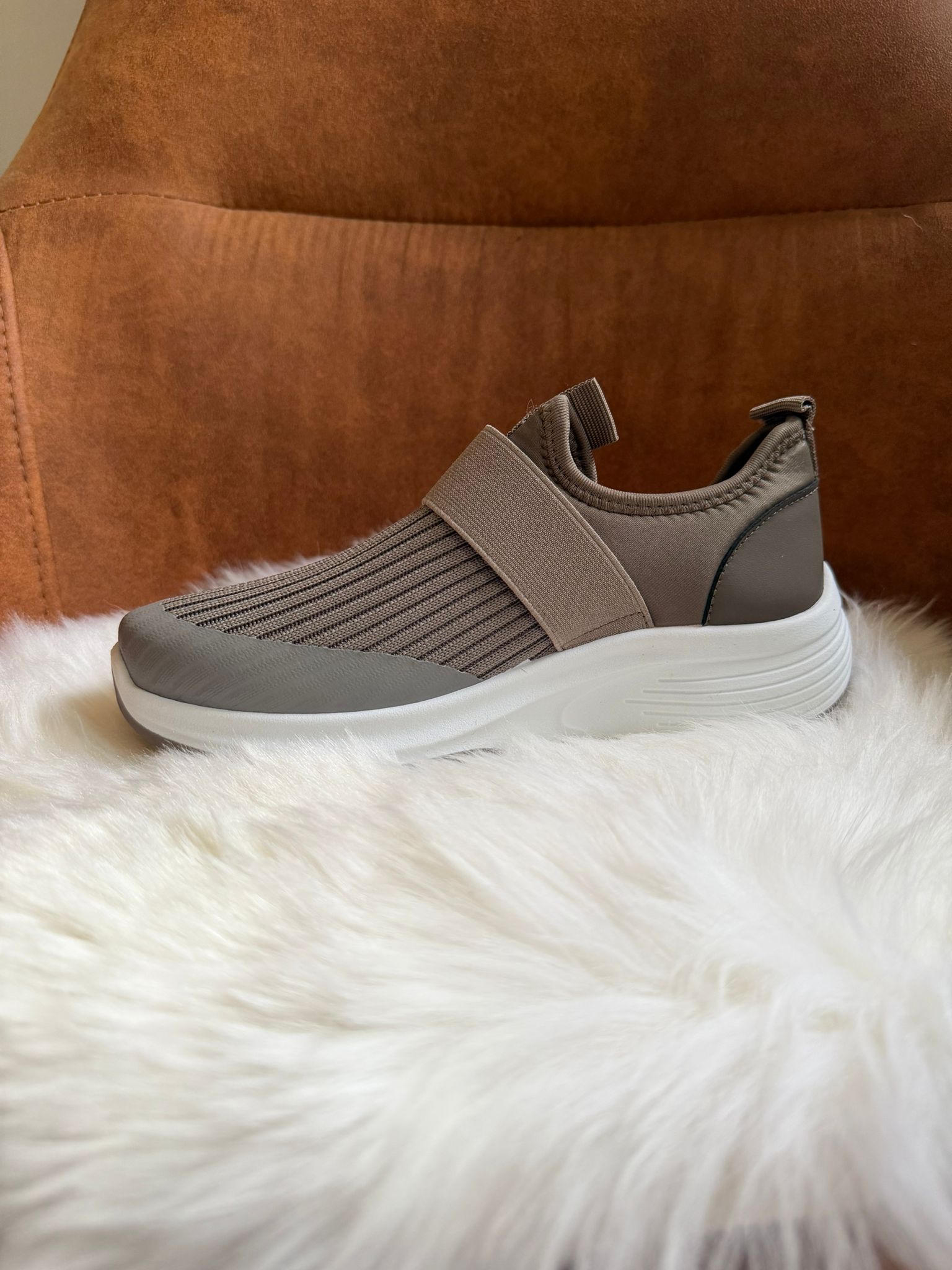 Step in sneaker grijs/kaki