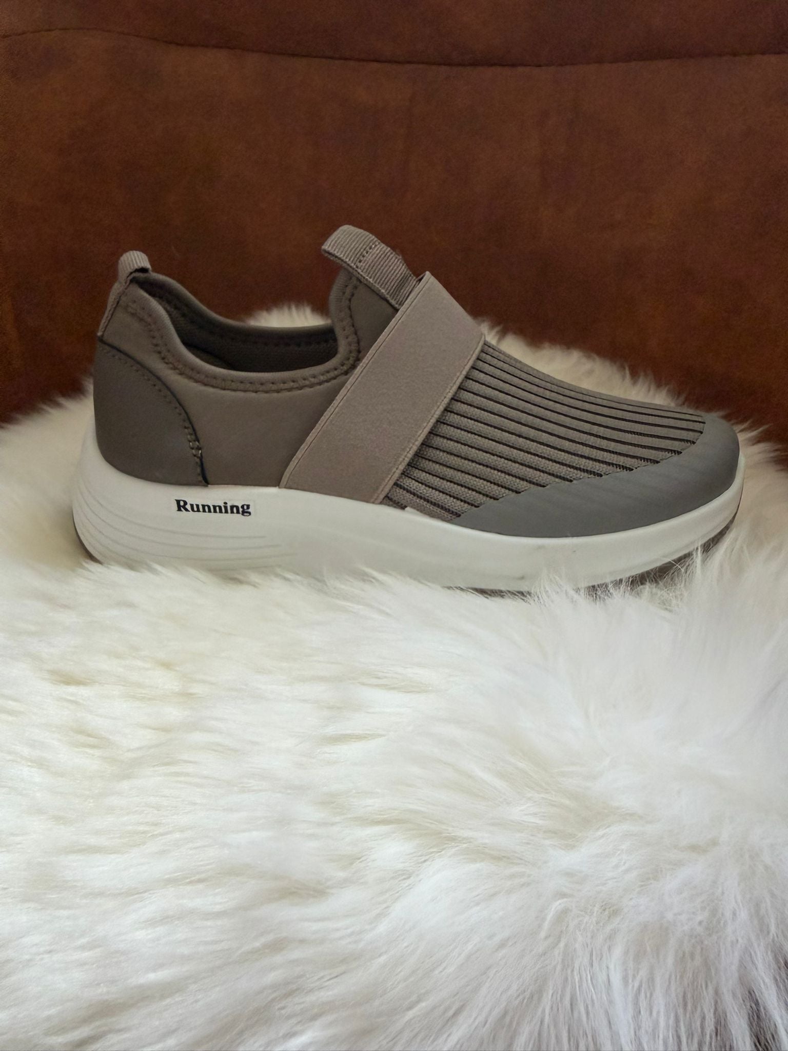 Step in sneaker grijs/kaki